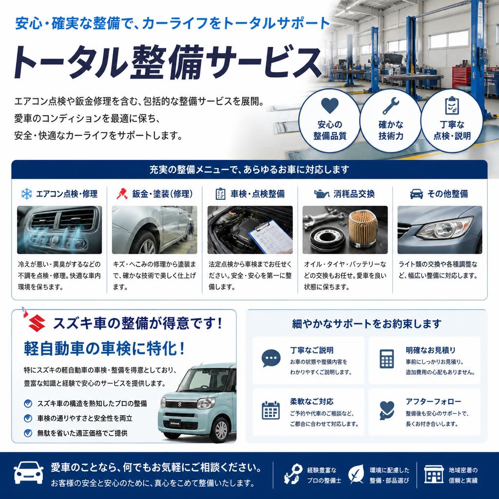 豊富なサービス内容
