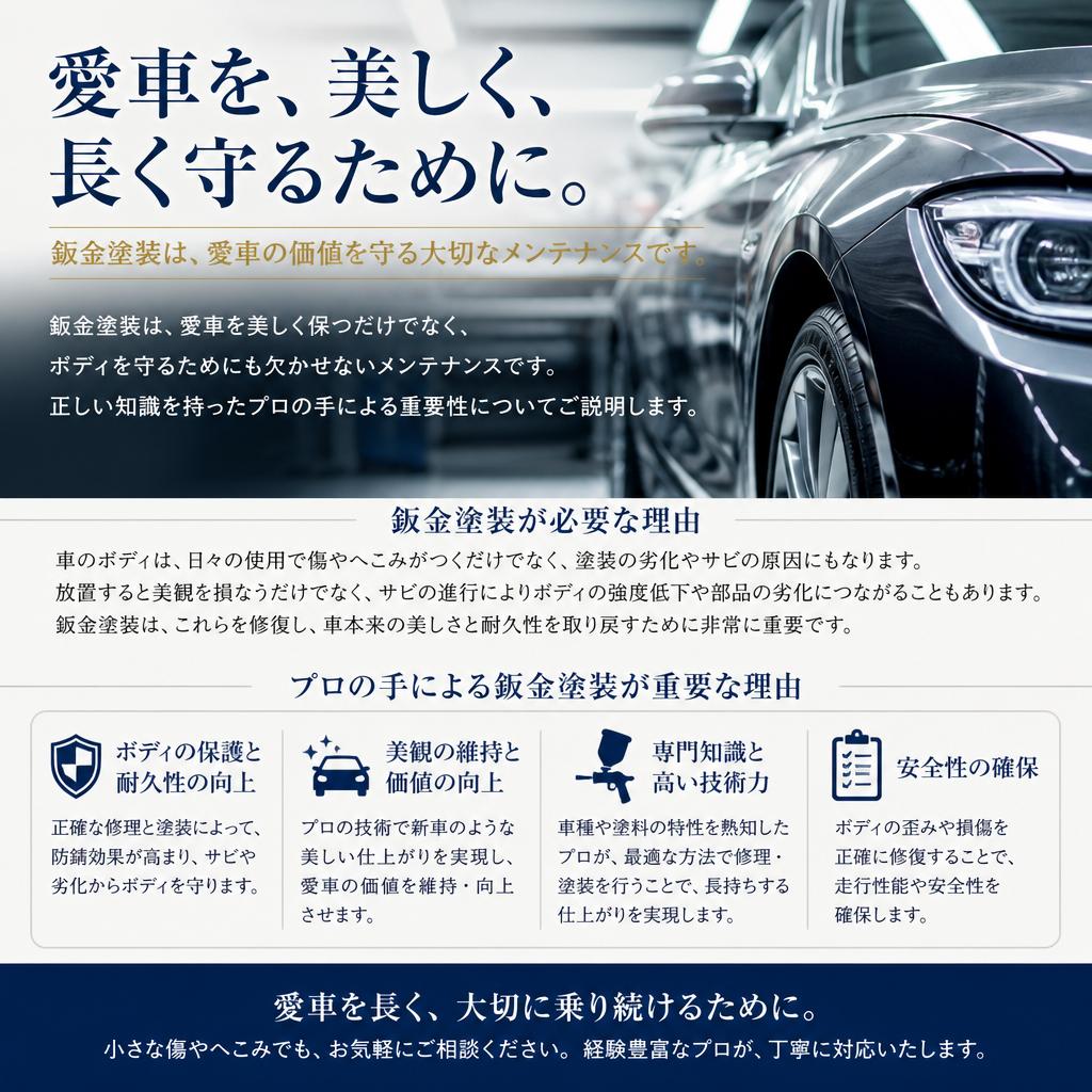 鈑金塗装の重要性とは？