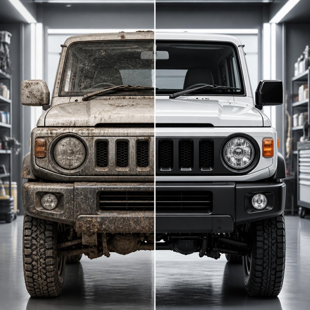 愛車のジムニーを新品同様に蘇らせる！